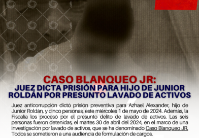 Caso Blanqueo JR: Juez dicta prisión para hijo de Junior Roldán por presunto lavado de activos